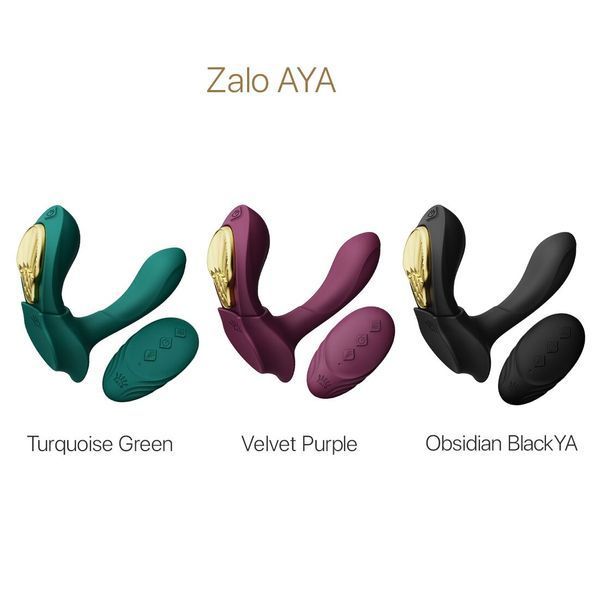 Смарт-вібратор у трусики Zalo AYA Turquoise Green з пультом керування SO6647 фото ЦЕ МІЖ НАМИ