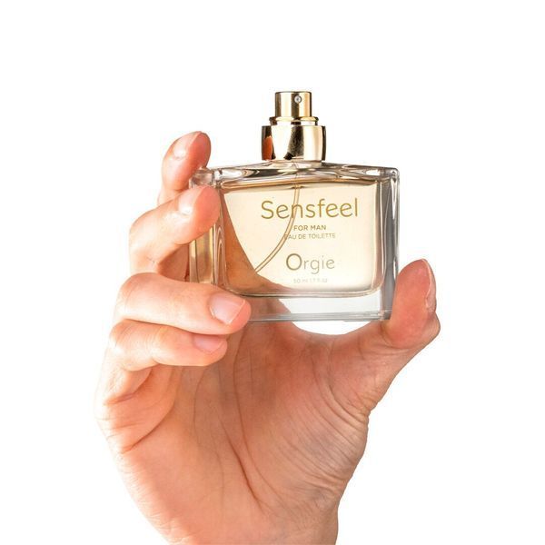 Чоловічі парфуми з феромонами Orgie &ndash; Sensfeel for Man (50 мл), цитрусово-деревний аромат SX1539 фото ЦЕ МІЖ НАМИ
