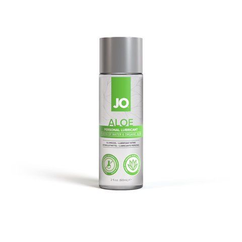 Змазка на водній основі JO H2O Organic Aloe (60 мл) SX0721 фото ЦЕ МІЖ НАМИ