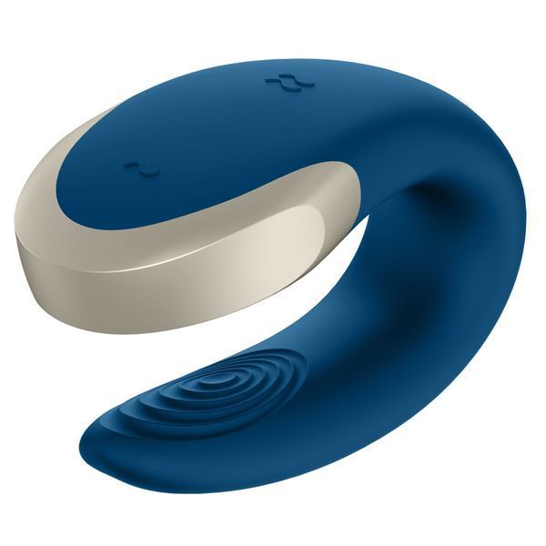 Смарт-вібратор для пар Satisfyer Double Love (Blue) SO4929 фото ЦЕ МІЖ НАМИ