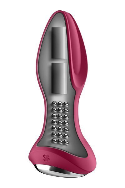 Анальна смарт-вібропробка із перлинним масажем Satisfyer Rotator Plug 2+ Violet SO6280 фото ЦЕ МІЖ НАМИ
