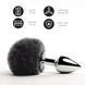 Анальна пробка FeelzToys - Bunny Tails Butt Plug Black SO5063 фото сексшопу ЦЕ МІЖ НАМИ 2