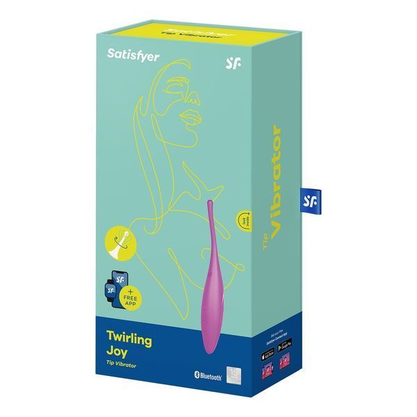 Смарт-вібратор для клітора Satisfyer Twirling Joy Fuchsia SO5558 фото ЦЕ МІЖ НАМИ