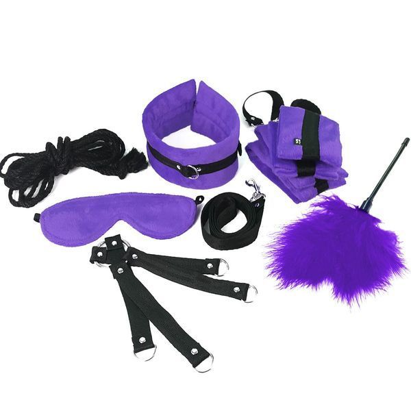 BDSM-набір Art of Sex &ndash; Soft Touch BDSM Set, фіолетовий, 9 предметів SO6600 фото ЦЕ МІЖ НАМИ