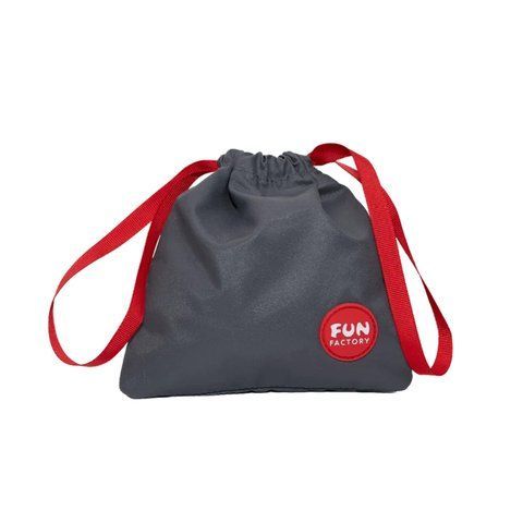 Сумка для секс-іграшок Fun Factory TOYBAG, S, сіра, кисет, 14x14 см SX1009 фото ЦЕ МІЖ НАМИ