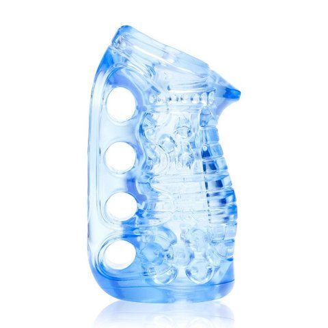 Мастурбатор Fleshlight Fleshskins Grip Blue Ice F16623 фото ЦЕ МІЖ НАМИ