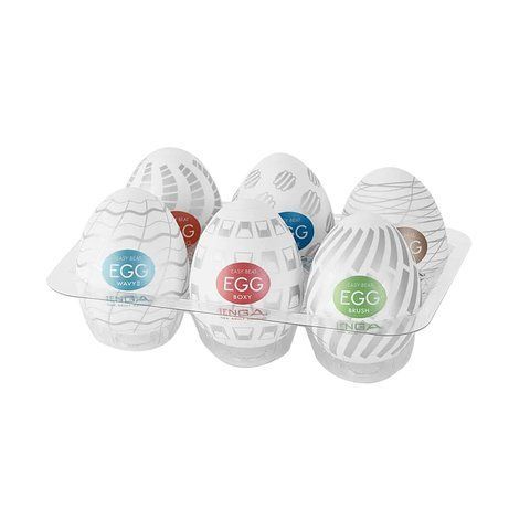 Набір мастурбаторів-яєць Tenga Egg New Standard Pack (6 яєць) SO5493 фото ЦЕ МІЖ НАМИ