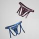 Трусики для страпона Strap-On-Me Leatherette Harness Generous - One Size - Blue SX0673 фото сексшопу ЦЕ МІЖ НАМИ 5