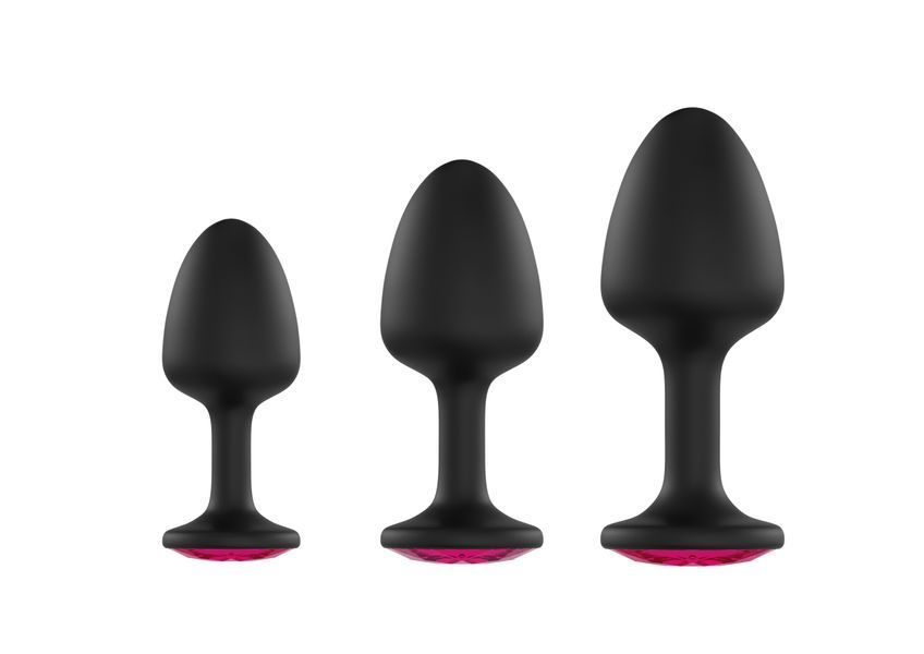 Анальна пробка Dorcel Geisha Plug Ruby M з кулькою всередині MD1236 фото ЦЕ МІЖ НАМИ