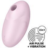 Вакуумний стимулятор з вібрацією Satisfyer Vulva Lover 3 Pink SO7782 фото ЦЕ МІЖ НАМИ