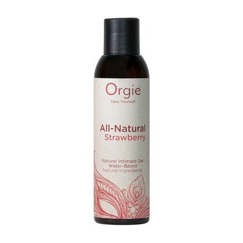 Лубрикант на водній основі Orgie All Natural Strawberry SX1496 фото ЦЕ МІЖ НАМИ