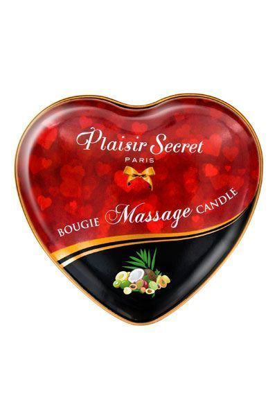 Масажна свічка-серце Plaisirs Secrets Exotic Fruits (35 мл) SO1870 фото ЦЕ МІЖ НАМИ