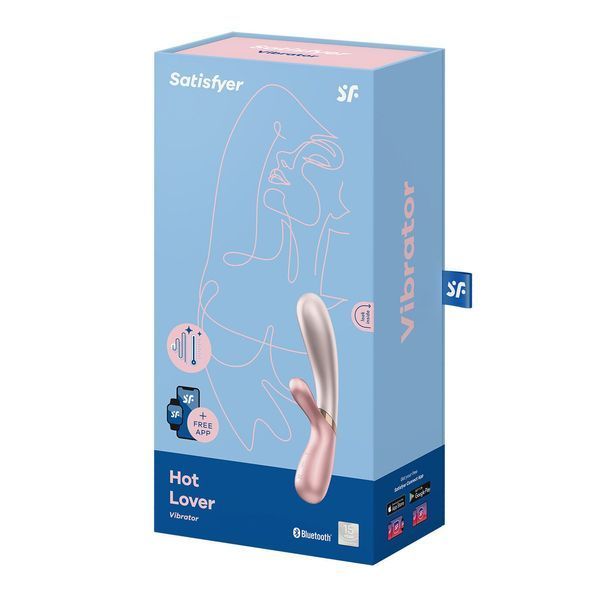 Смарт вібратор-кролик із підігрівом Satisfyer Hot Lover Pink SO5544 фото ЦЕ МІЖ НАМИ