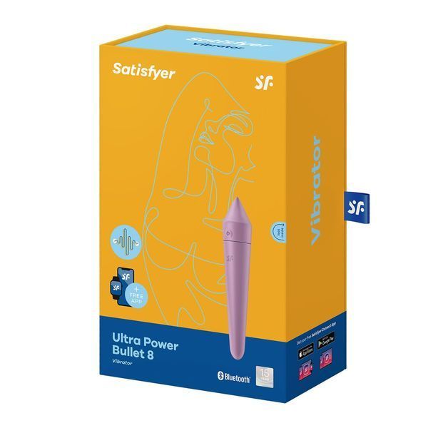 Смарт-мінівібратор Satisfyer Ultra Power Bullet 8 Lilac SO5438 фото ЦЕ МІЖ НАМИ