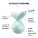 Мінівібромасажер Satisfyer Viva la Vulva 3 Mint SO7786 фото сексшопу ЦЕ МІЖ НАМИ 7