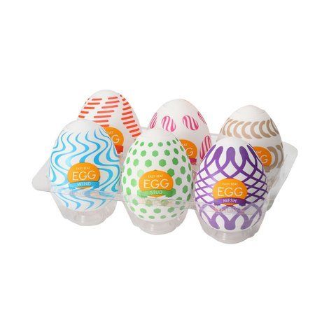 Набір мастурбаторів-яєць Tenga Egg Wonder Pack (6 яєць) SO5500 фото ЦЕ МІЖ НАМИ