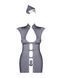 Еротичний костюм стюардеси Obsessive Stewardess 3 pcs costume grey L/XL SO7309 фото сексшопу ЦЕ МІЖ НАМИ 5