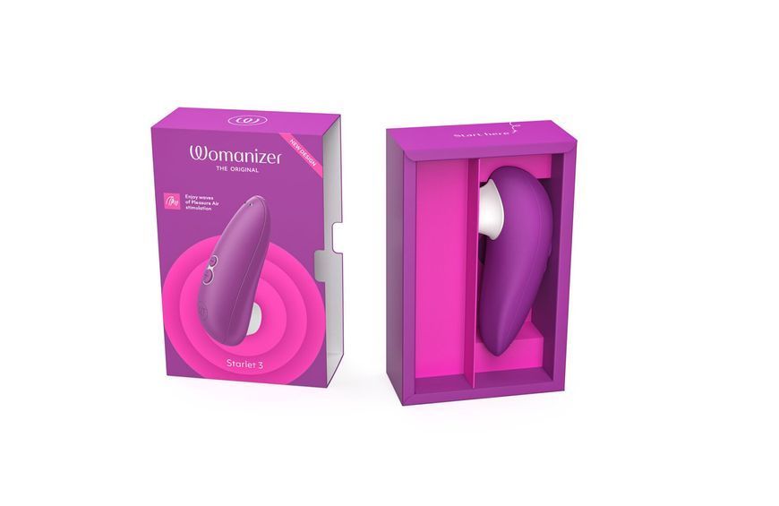 Вакуумний кліторальний стимулятор Womanizer Starlet 3 VIOLET SO8741 фото ЦЕ МІЖ НАМИ
