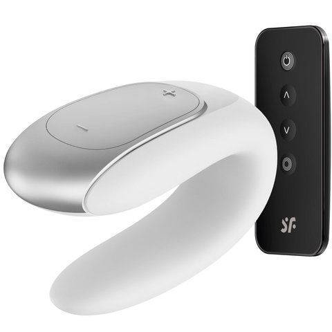 Смартвібратор для пар Satisfyer Double Fun (White) SO5057 фото ЦЕ МІЖ НАМИ