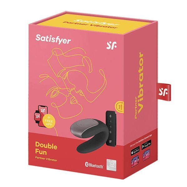 Смартвібратор для пар Satisfyer Double Fun (Black) SO5058 фото ЦЕ МІЖ НАМИ