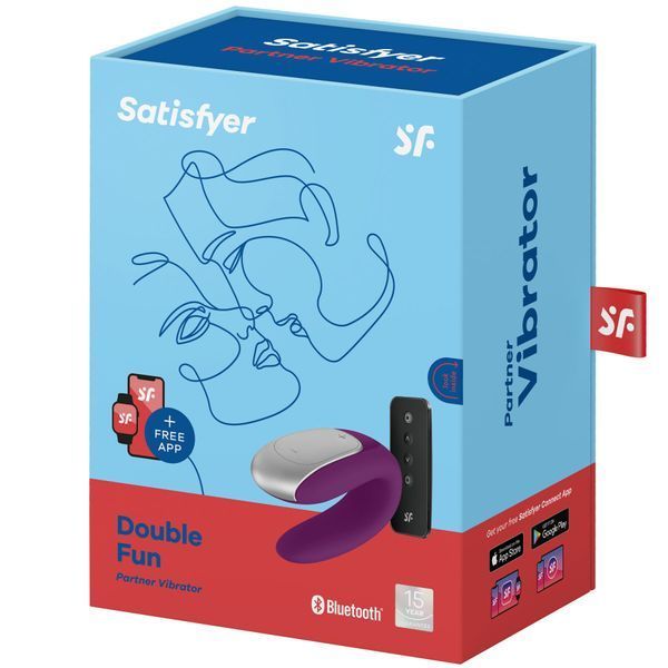 Смарт-вібратор для пар Satisfyer Double Fun (Violet) SO5059 фото ЦЕ МІЖ НАМИ